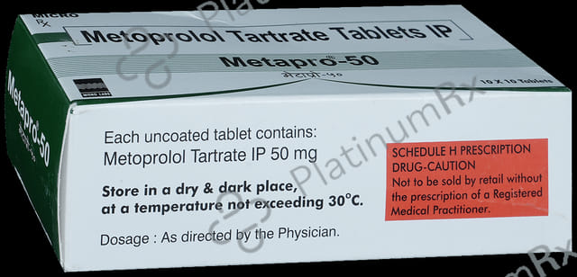 Metapro 50mg Tablet 10s