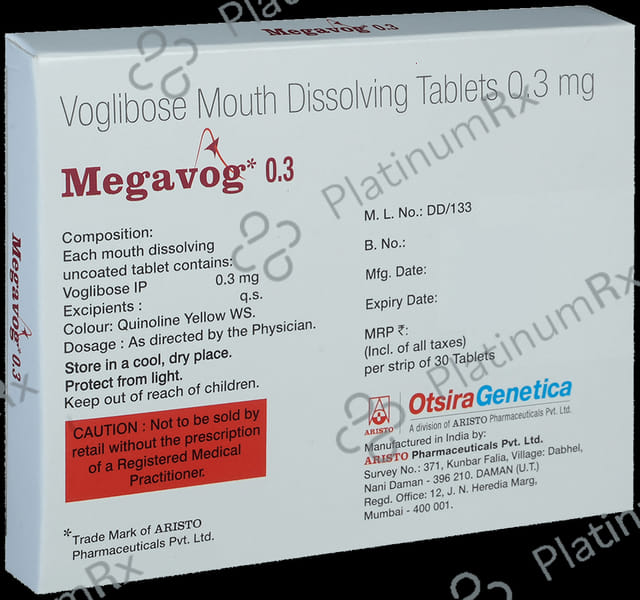 Megavog 0.3mg Tablet MD 30s