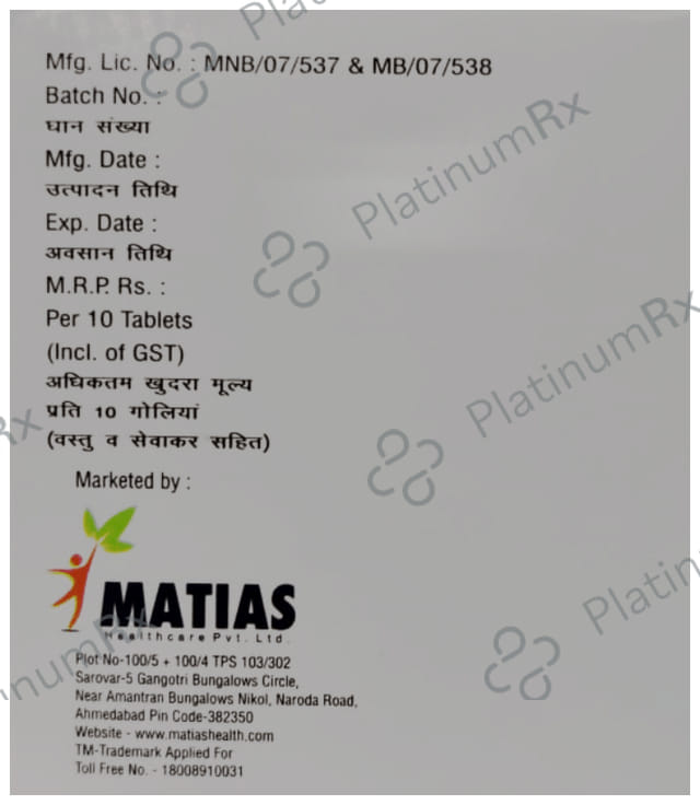 Athaio P 4/100/325mg Tablet 10s