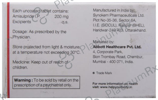 Solaze 200mg Tablet 10s