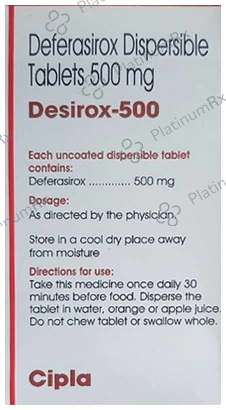 Desirox 500mg Tablet 30s