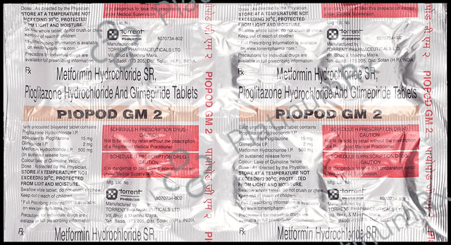 Piopod GM 2 Tablet SR