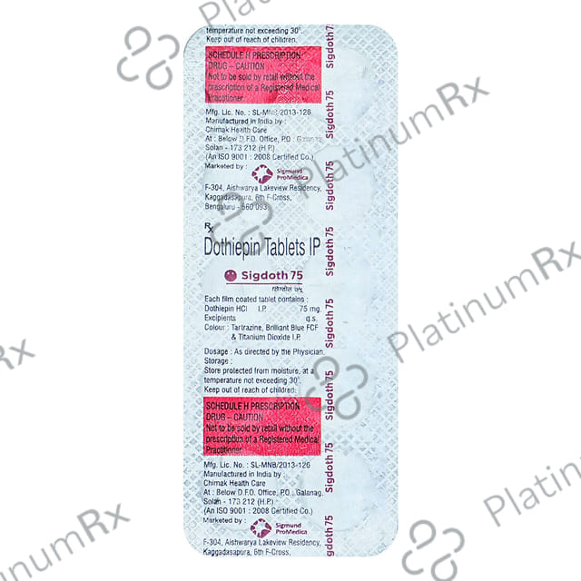 Sigdoth 75mg Tablet