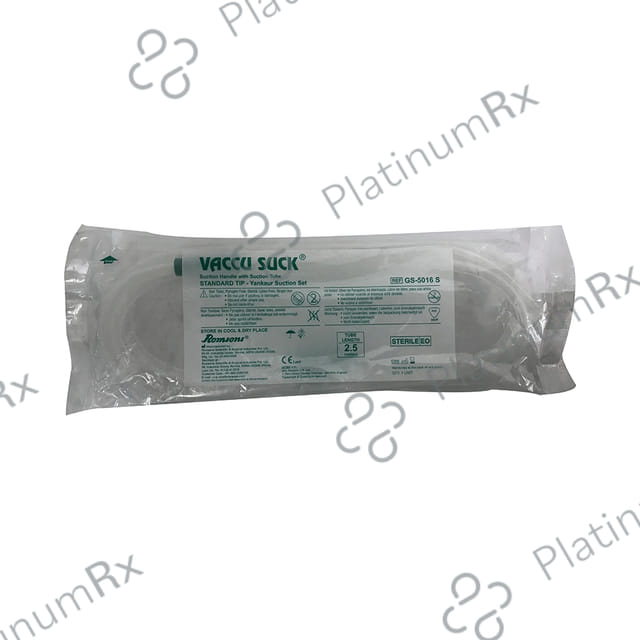 Romsons Vaccu Suck GS 5016 S Yankaur Suction Set 2.5m 1s