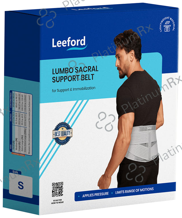 Leeford Lumbo Sacral Support Belt Small