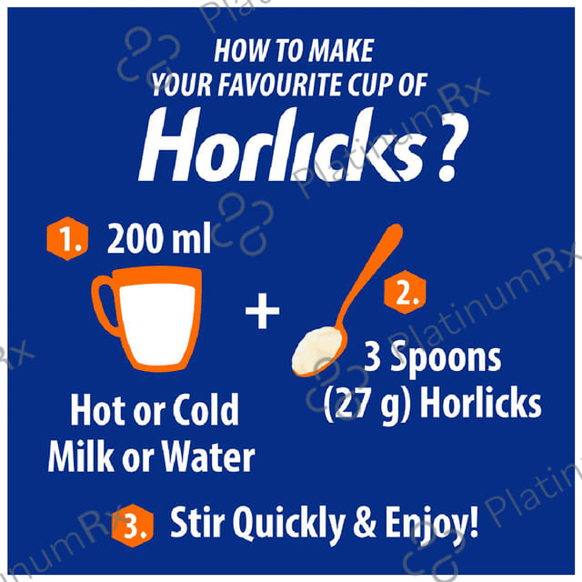 Horlicks Drink with Vitamin C, D & Zinc - For Bones & Metabolism - Flavour Classic Malt 500 gm