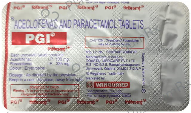 Pgi 100mg/325mg Tablet