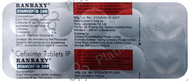 Stancef O 200mg Tablet 10 Tablet