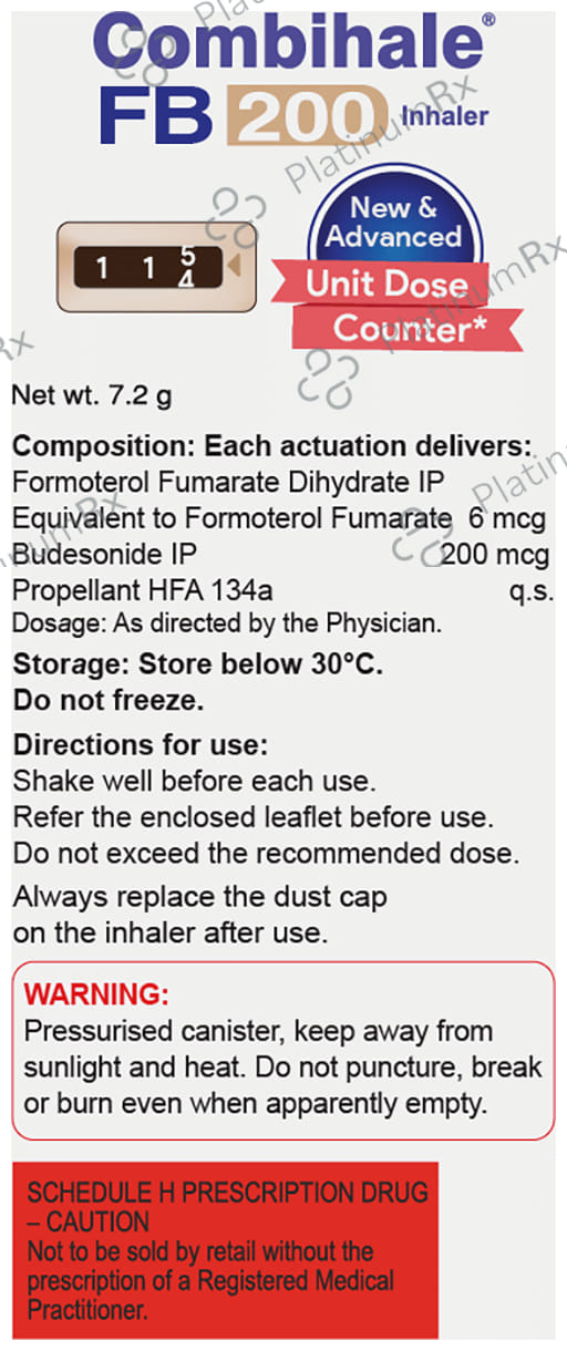 Combihale FB 200/6mcg Inhaler 120MDI