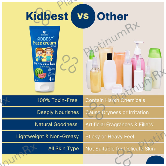 HealthBest Kidbest SPF 15 Face Cream 4s