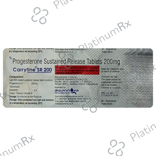 Carryfine SR 200 Tablet