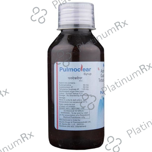 Pulmoclear Syrup 1.255/505/505
