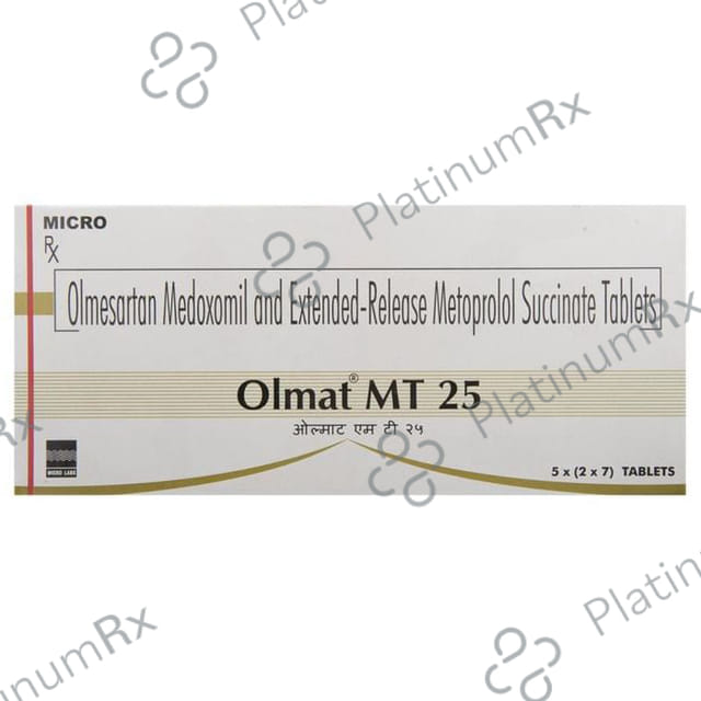 Olmat MT 25/20mg Tablet ER 15s