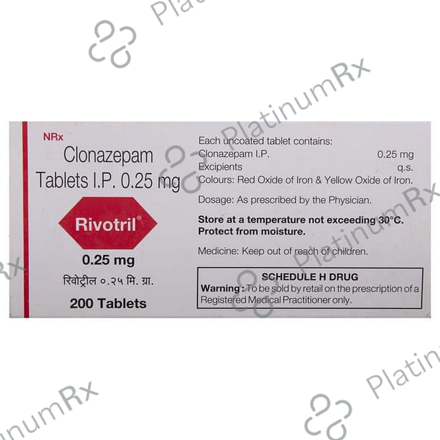 Rivotril 0.25mg Tablet