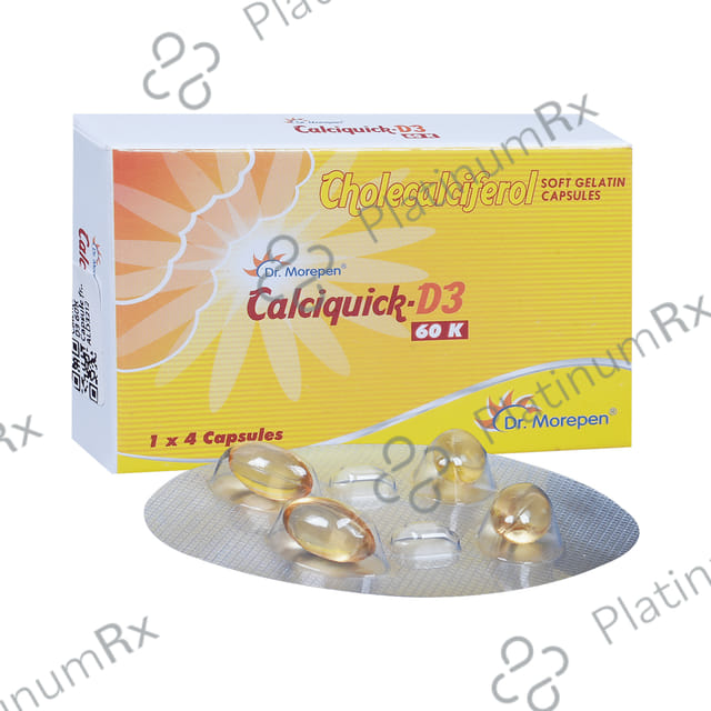 Calciquick D3 60K Capsule 4s