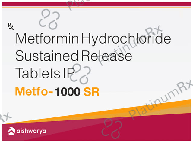 Metfo 1000 SR Tablet