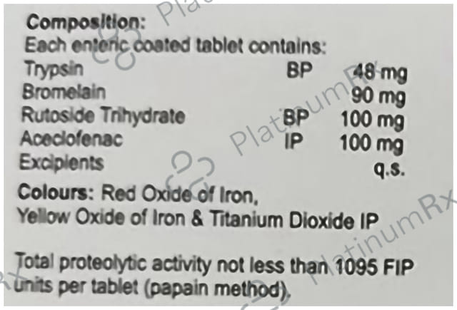 Chymomerg A Tablet 10s