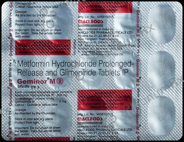 Geminor M 2/500mg Tablet PR 15s