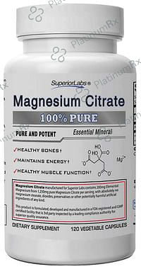 Superior Labs 100% Pure Magnesium Citrate Vegetable Capsule