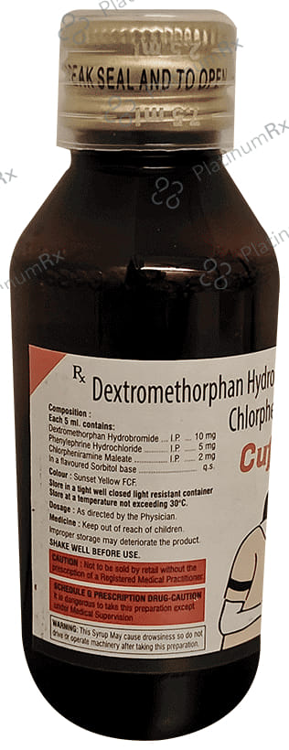 Cufmeric-DX Cough Syrup Orange