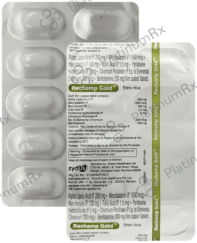 Rechamp Gold Tablet 10s