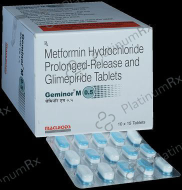 Geminor M 0.5/500mg Tablet PR 15s