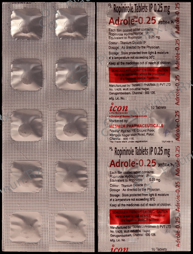 Adrole 0.25mg Tablet 10s