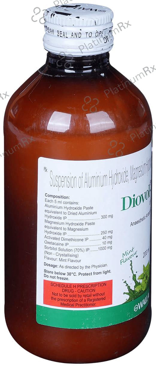 Diovol LA Suspension Mint Sugar Free 200ml