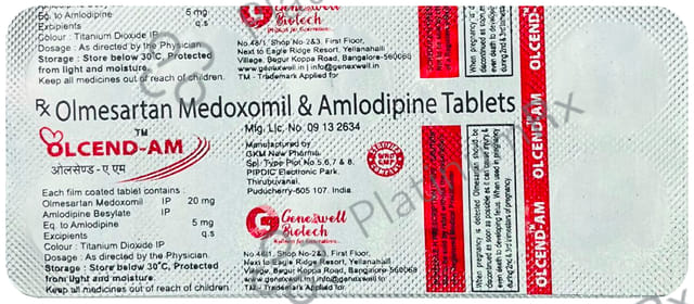 Olcend AM 20mg Tablet 10s