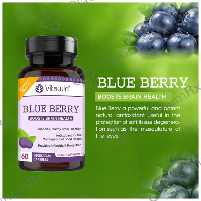 Vitawin Blue Berry Vegetarian Capsule