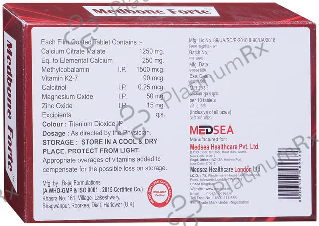 Medbone Forte Tablet 10 Tablet