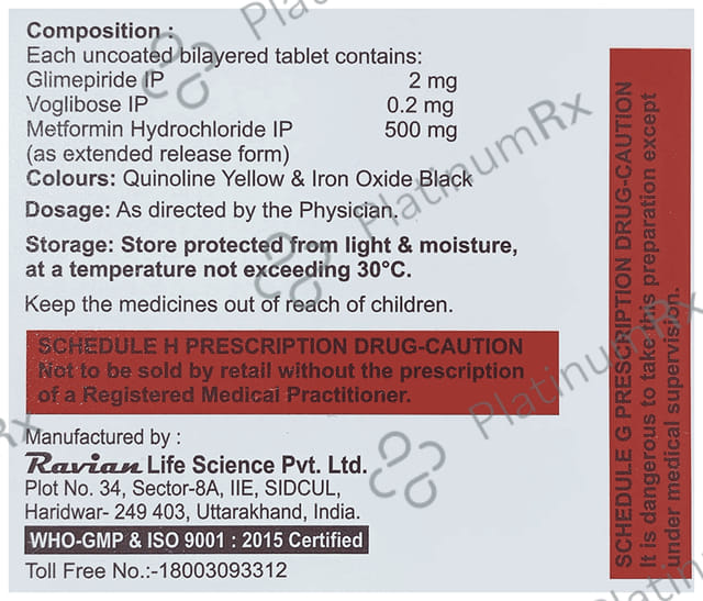 Apriglave MV 2 Tablet ER