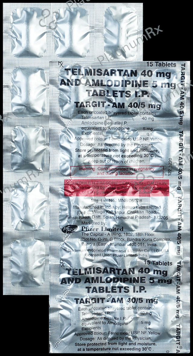 Targit AM 40/5mg Tablet 15s