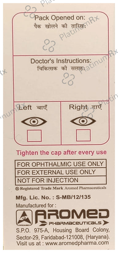 Arotear 0.5% Eye Drop 10ml