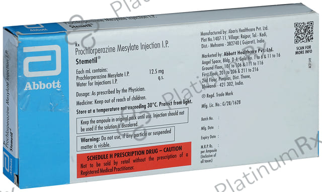 Stemetil 12.5mg Injection 1ml