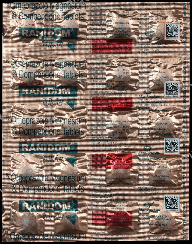 New Formula Ranidom 15/10mg Tablet 20s