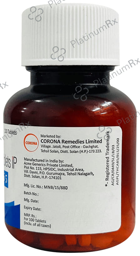 Thyrocab 5mg Tablet 100s