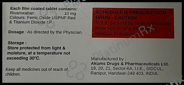 Rixavin 10 Tablet 10 Tablet