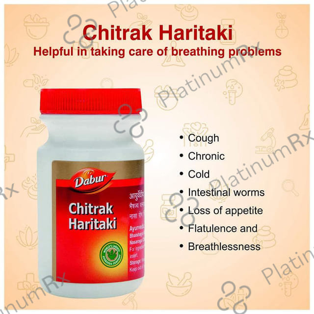 Dabur Chitrak Haritaki - Manages Cold, Cough & Gut Health 250 gm