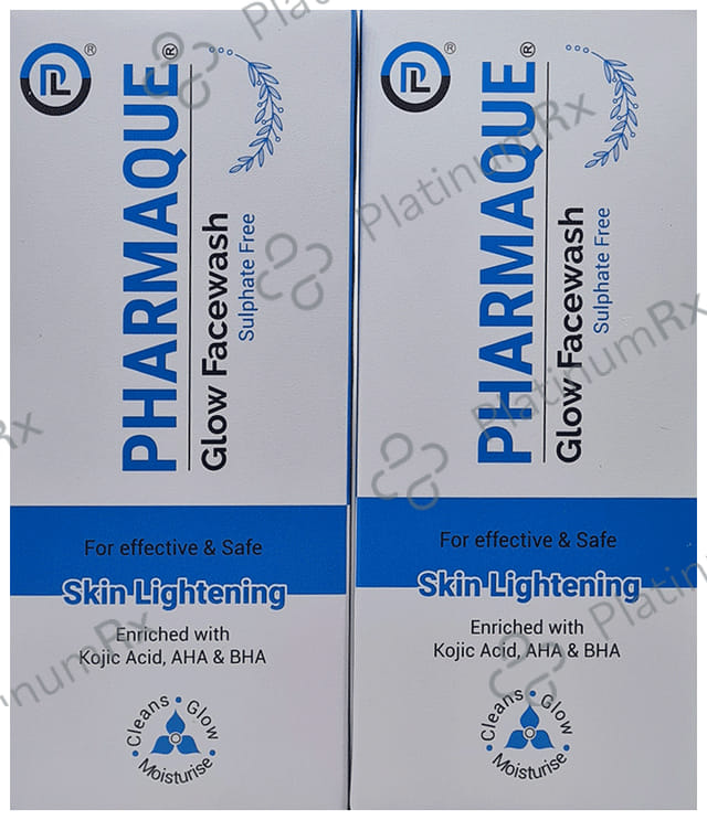 Pharmaque Glow Face Wash(60ml Each) 2 Tubes