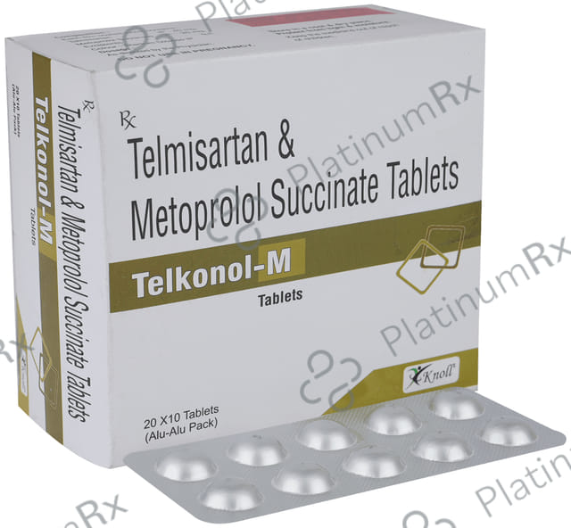Telkonol M 40/25mg Tablet 10s
