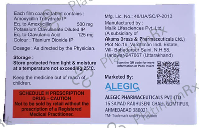 Moxgic-CV 625 Tablet