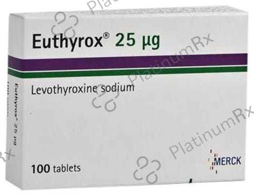 Euthyrox 25mcg Tablet 100s
