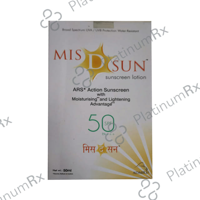 Mis D Sun Sunscreen SPF 50 PA+++ Lotion 50ml