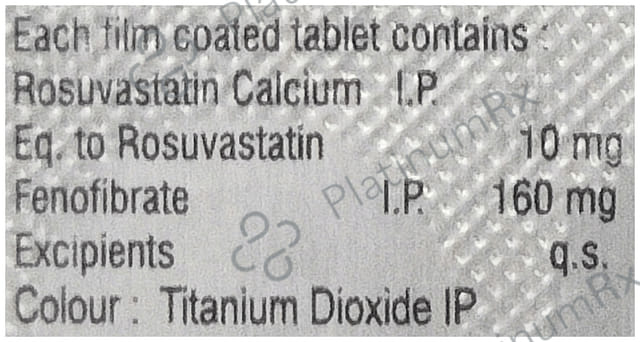 Rosuvo F 160mg/10mg Tablet