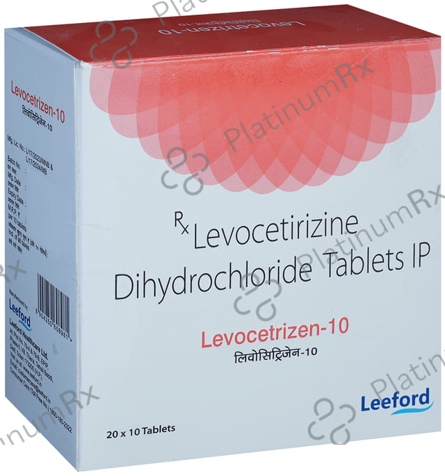 Levocetrizen 10mg Tablet 10s