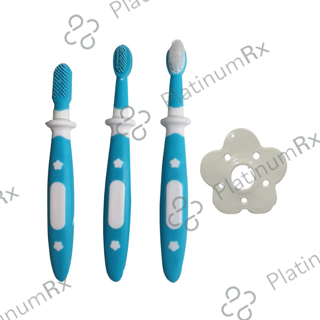LuvLap Baby Training Toothbrush Set 6m+