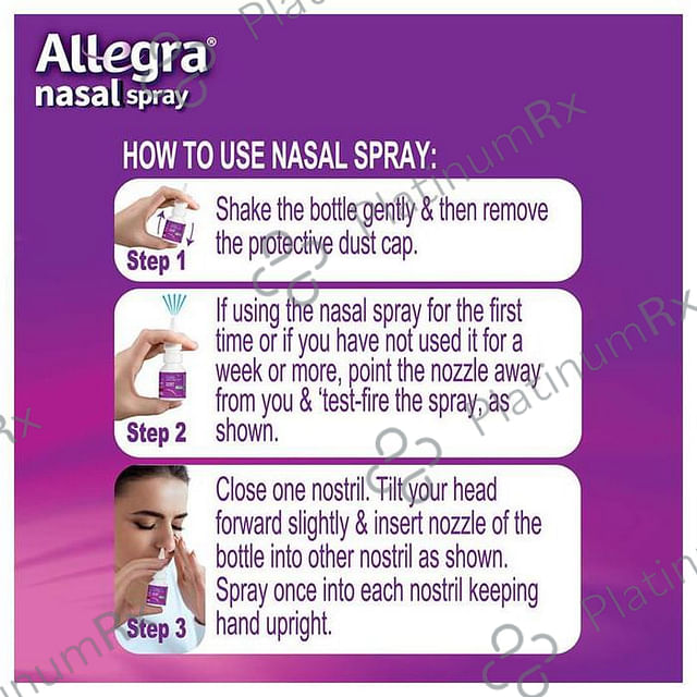 Allegra Nasal Spray 27.5mcg 120MDI