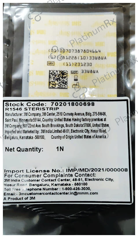 3M Steri-Strip Reinforced Adhesive Skin Closures R1546