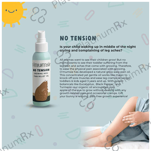 O'mumsie No Tension Growing Kids Pain Relief Oil